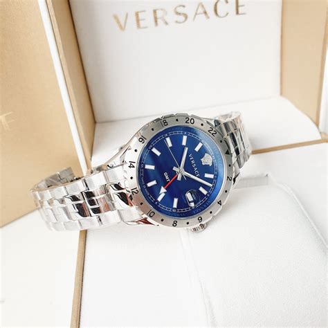 versace hellenyium gmt review|versace gmt blue dial.